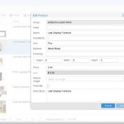 Hotel furniture supplier website backend