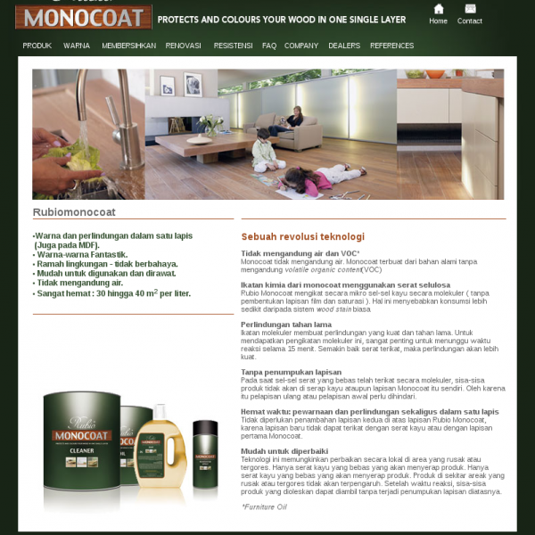 Rubio Monocoat website