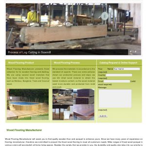 Wood flooring manufacturer